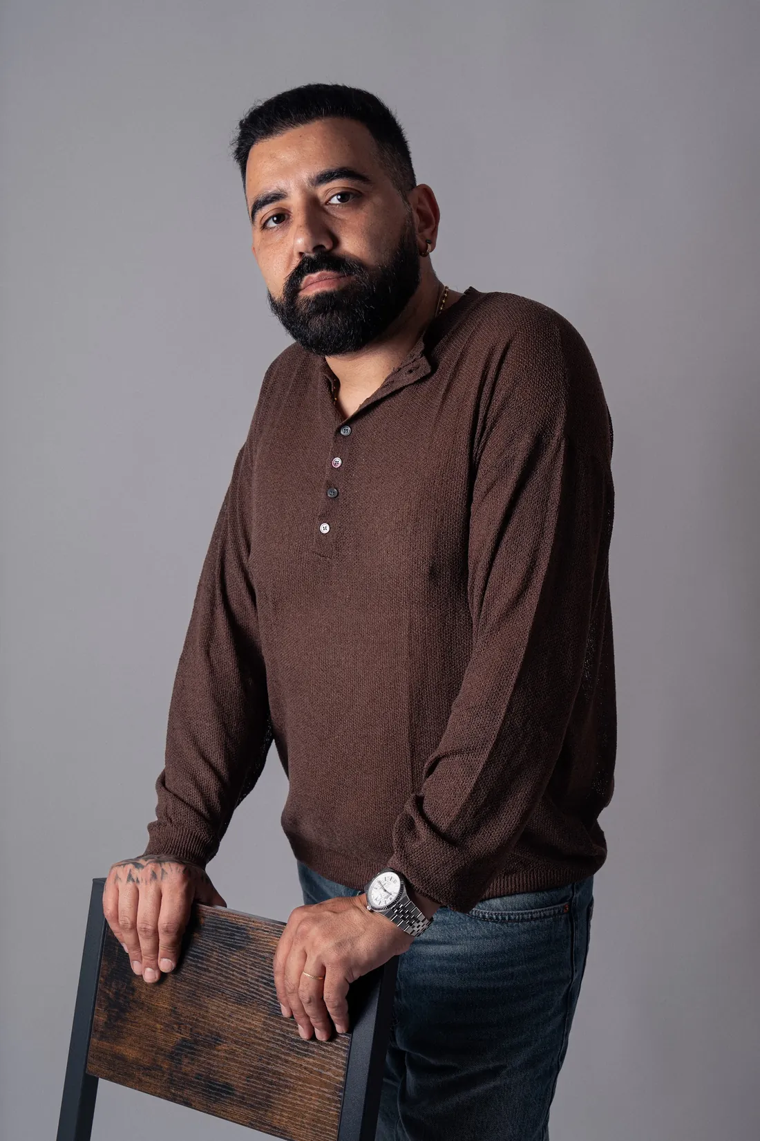 Davide De Marco nello studio